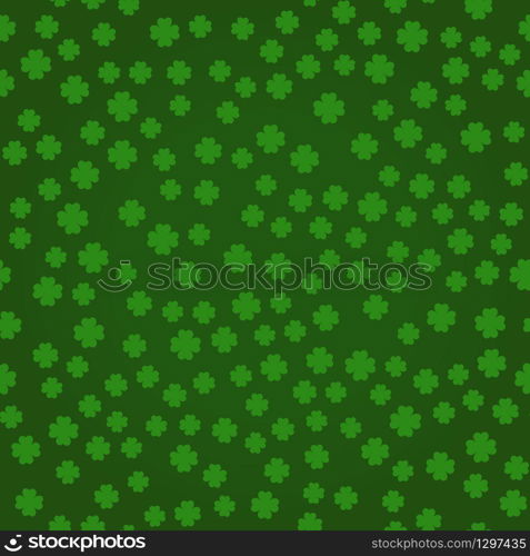 St. Patrick&rsquo;s Day, Green background by a St. Patrick&rsquo;s Day - Illustration - Illustration. Saint Patrick&rsquo;s day seamless background - Vector