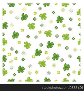 St Patrick s Day pattern seamless vector. For cards, tags, textiles, wallpapers, gift wrapping paper.
