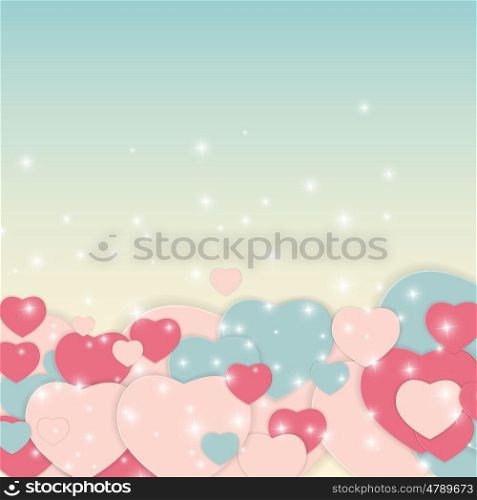 St Valentine s Day Greeting Card Vector Illustration EPS10. St Valentine s Day Greeting Card Vector Illustration