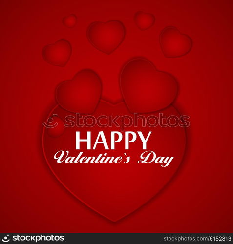 St Valentines Day Greeting Card Vector Illustration EPS10. St Valentines Day Greeting Card Vector Illustration