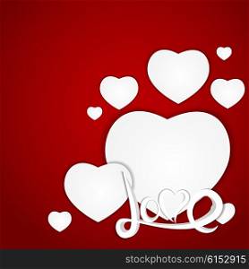 St Valentines Day Greeting Card Vector Illustration EPS10. St Valentines Day Greeting Card Vector Illustration