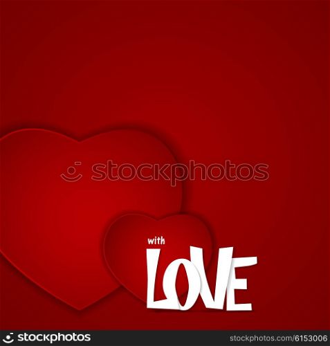 St Valentines Day Greeting Card Vector Illustration EPS10. St Valentines Day Greeting Card Vector Illustration