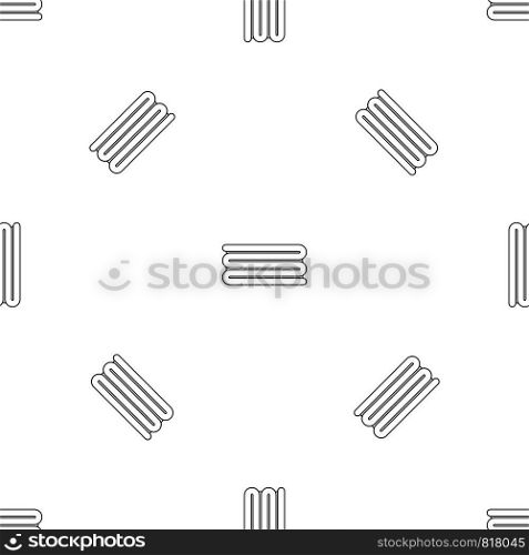 Stacked towel icon. Outline illustration of stacked towel vector icon for web design isolated on white background. Stacked towel icon, outline style