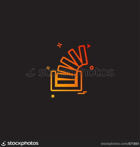 Stackoverflow icon design vector 