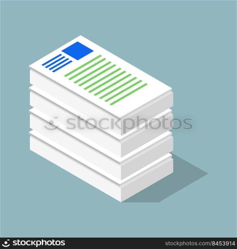 Stacks of isometric sheets
