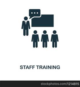 Staff Training creative icon. Simple element illustration. Staff Training concept symbol design from online education collection. Can be used for web, mobile, web design, apps, software, print. Staff Training creative icon. Simple element illustration. Staff Training concept symbol design from online education collection. Objects for mobile, web design, apps, software, print.