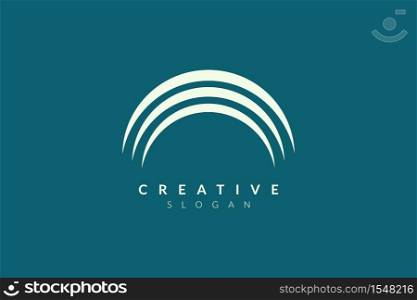 Stage logo design. Minimalist and modern vector illustration design suitable for community, business, and product brands.