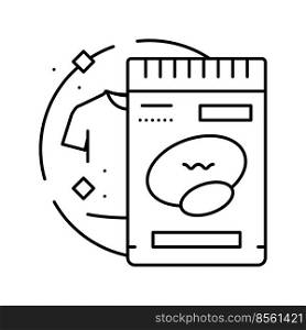 stain remover detergent line icon vector. stain remover detergent sign. isolated contour symbol black illustration. stain remover detergent line icon vector illustration