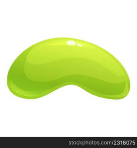 Stain slime icon cartoon vector. Drip green. Goo splash. Stain slime icon cartoon vector. Drip green