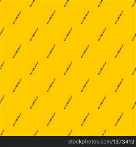 Stainless medical scalpel pattern seamless vector repeat geometric yellow for any design. Stainless medical scalpel pattern vector