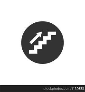 Stair icon graphic design template vector isolated. Stair icon graphic design template vector