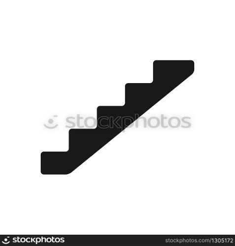 stair icon in trendy flat style, ladder vector icon