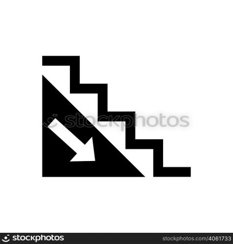 stairs icon logo vector design template