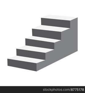 stairs icon logo vector design template