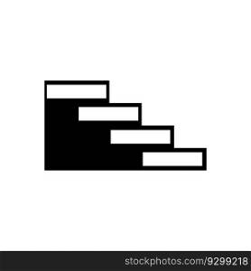 stairs icon vector template illustration logo design