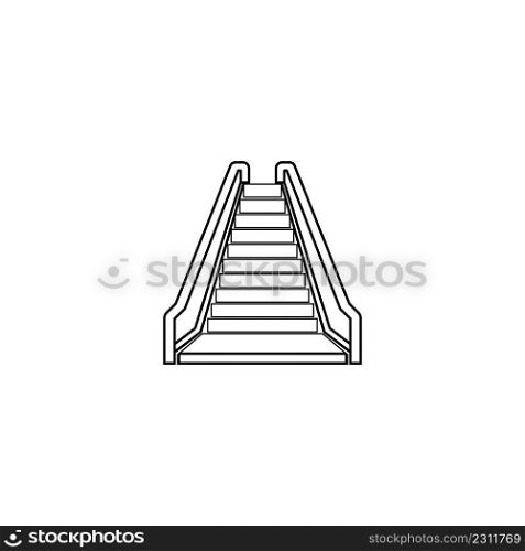Stairs vector icon,illustration design template.
