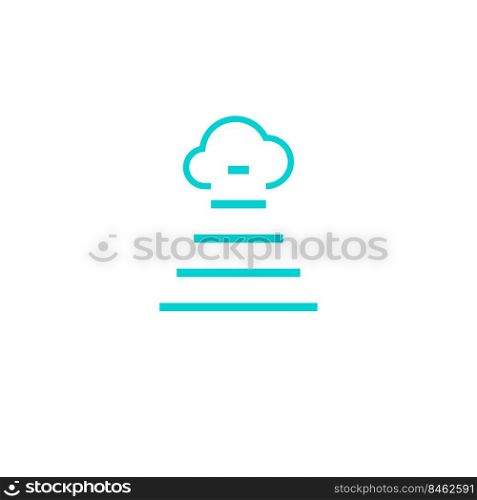 Stairway to Heaven, Tower of Babel sign idea. Flat vector illustration isolated on white background.. Stairway to Heaven, Tower of Babel. Flat vector illustration isolated on white