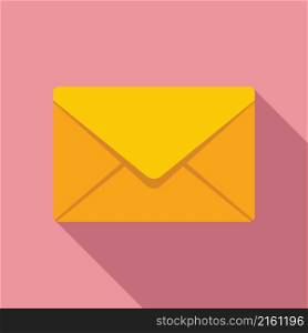 Stamp envelope icon flat vector. Paper post. Email open. Stamp envelope icon flat vector. Paper post