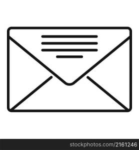 Stamp envelope icon outline vector. Paper post. Email open. Stamp envelope icon outline vector. Paper post