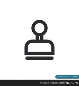 Stamper - Stationery Icon Vector Template