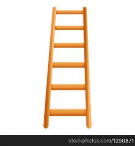 Stand ladder icon. Cartoon of stand ladder vector icon for web design isolated on white background. Stand ladder icon, cartoon style