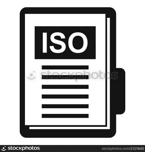 Standard compliance icon simple vector. Policy quality. Regulatory iso. Standard compliance icon simple vector. Policy quality