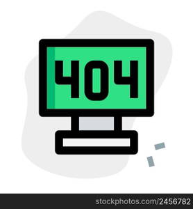 Standardized http status code is 404 error.