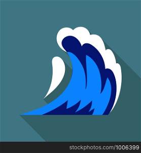 Standing wave icon. Flat illustration of standing wave vector icon for web. Standing wave icon, flat style