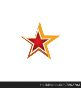 Star abstract logo. vector illustration template design