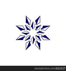 Star Arrow Circle Ornamental Logo Template Illustration Design. Vector EPS 10.