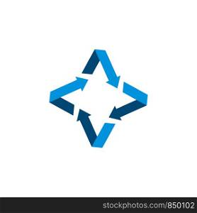 Star Arrow Logo Template Illustration Design. Vector EPS 10.