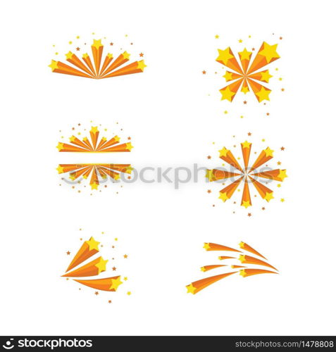 Star Background Template vector illustration design