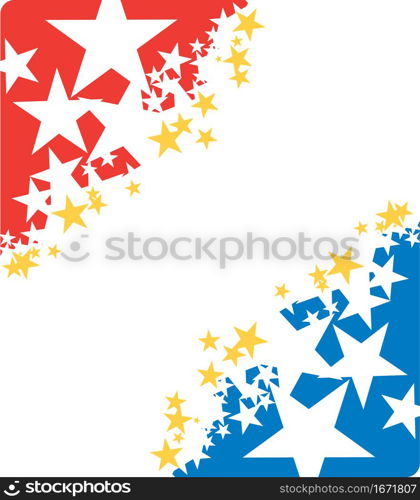 Star Band Vector Background