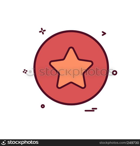star basic icon vector design