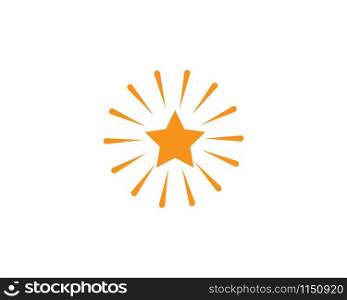 Star bright ilustration logo vector