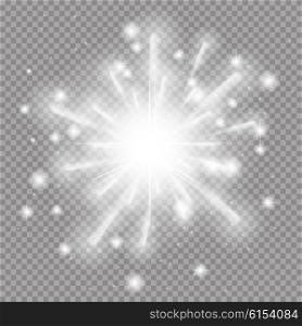 Star Burst with Sparkles. Vector illustration on Transparent Background. EPS10. Star Burst with Sparkles. Vector illustration on Transparent Ba