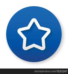 star circle 3d icon