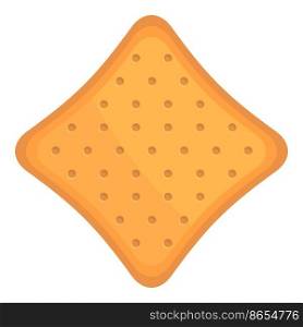 Star cracker icon cartoon vector. Cookie food. Cake snack. Star cracker icon cartoon vector. Cookie food