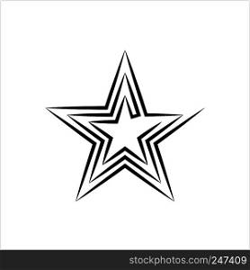 Star Design, Star Shape Vector Art Illustration