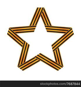Star from St.George ribbon. Vector Illustration. EPS10. Star from St.George ribbon. Vector Illustration.