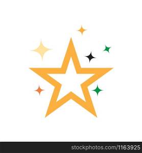 Star graphic design template vector isolated illustration