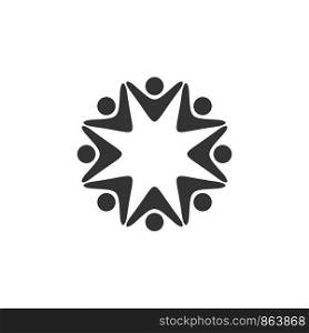 Star Human Shape Logo Template Illustration Design. Vector EPS 10.