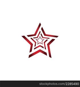 Star icon and logo Template vector illustration design