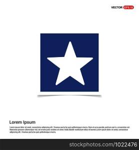 Star icon - Blue photo Frame