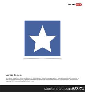 Star Icon - Blue photo Frame