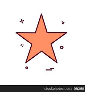 Star icon design vector