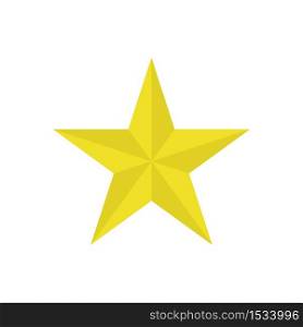 Star icon isolated on white background. Vector illustration