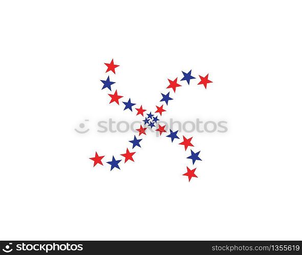 Star icon logo design vector