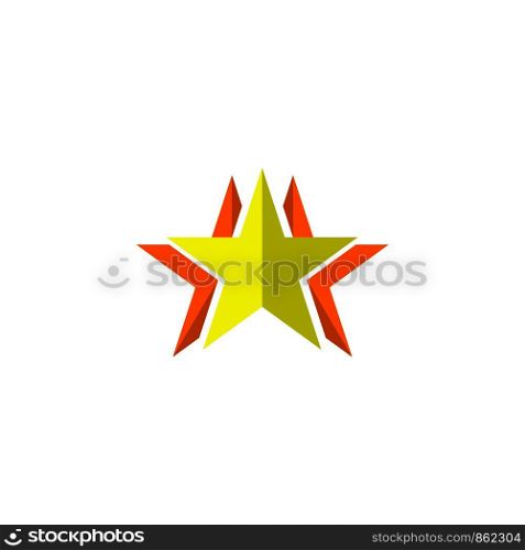 star icon. Logo element illustration.star symbol design. colored collection. star concept. Can be used in web and mobile