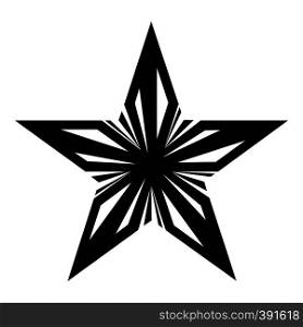 Star icon. Simple illustration of star vector icon for web. Star icon, simple style